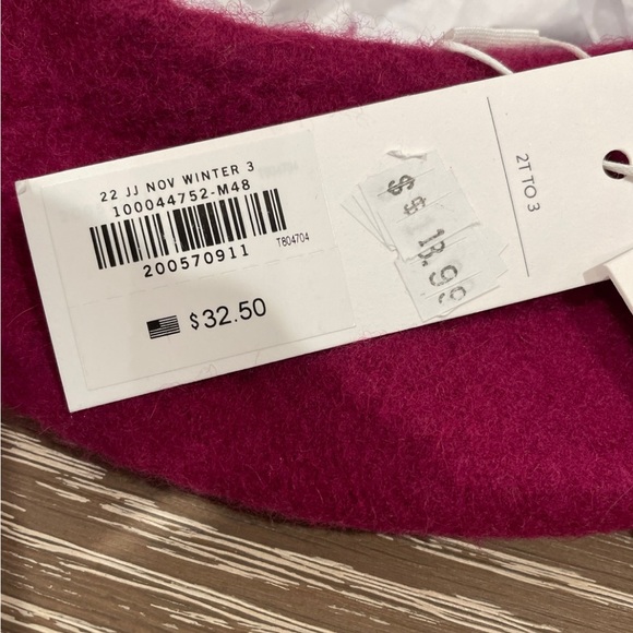 NWT Janie and Jack Wool Beret - Picture 2 of 5